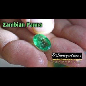 Emerald-Zambian Emerald / Panna (পান্না) {T Banerjee Gems / Certified Gemstone Supplier}