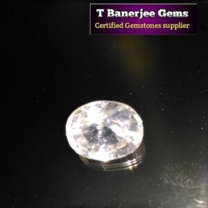 Blue Zircon Gemstone (জারকন পাথর) {T Banerjee Gems / Certified Gemstone Supplier}